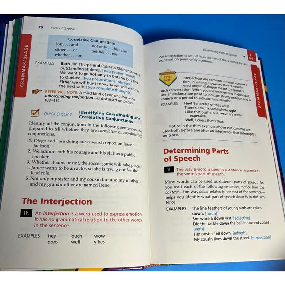 Holt High School Handbook 1 by John E. Warriner | 1995 Hardcover | Grammar - Picture 7 of 7